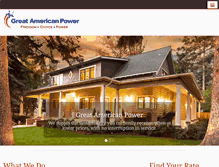 Tablet Screenshot of greatamericanpower.com